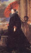 Anthony Van Dyck Marchesa Elena Grimaldi,Wife of Marchese Nicola Cattaneo oil on canvas